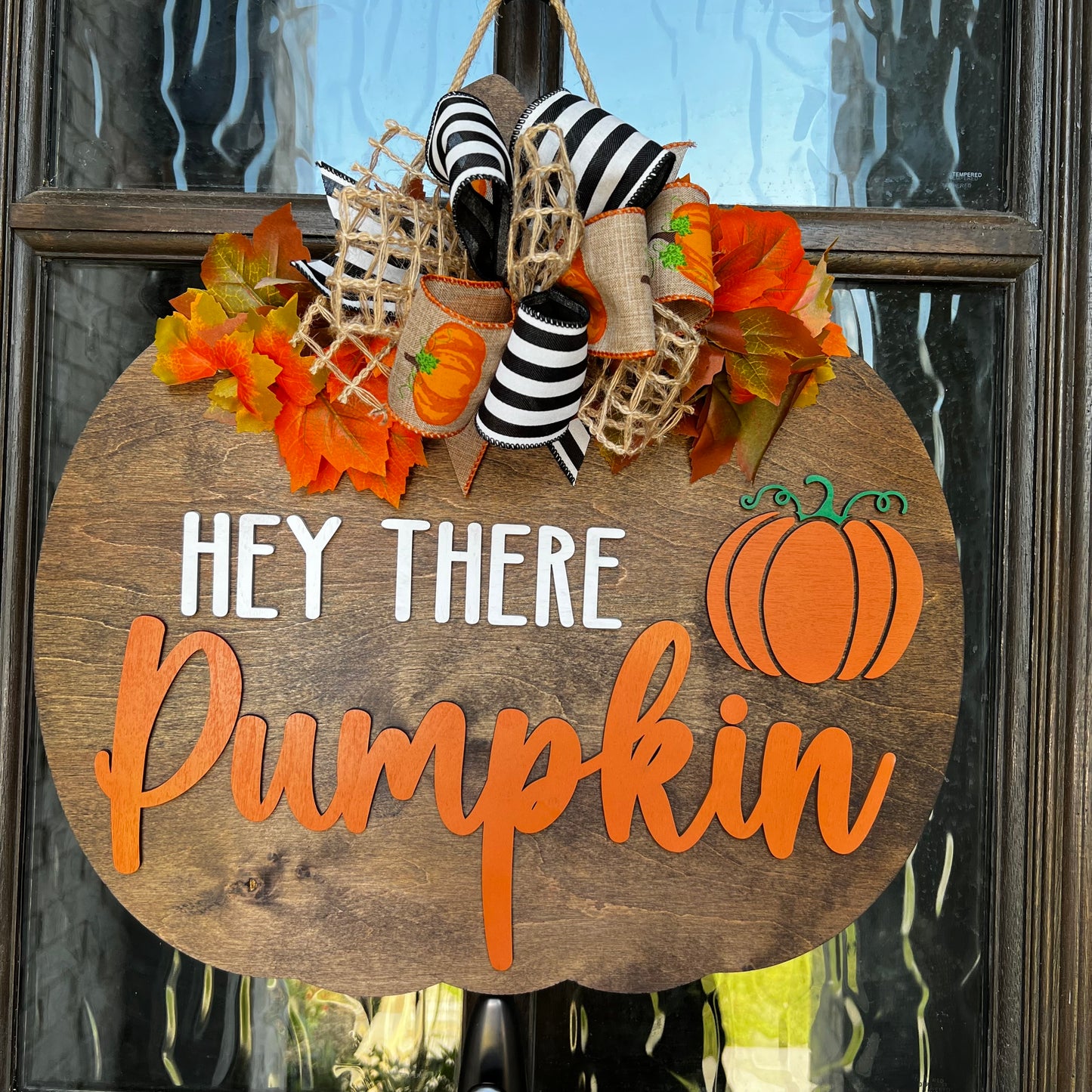 Hey There Pumpkin Door Hanger