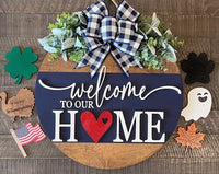 3D Interchangeable Welcome Sign