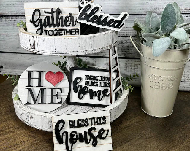 Blessed Tray Decor Set