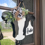 Cow Head Door Hanger