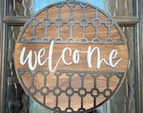 3D Welcome Sign