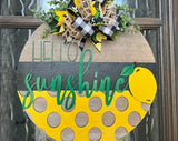 3D Hello Sunshine Lemon Door Hanger